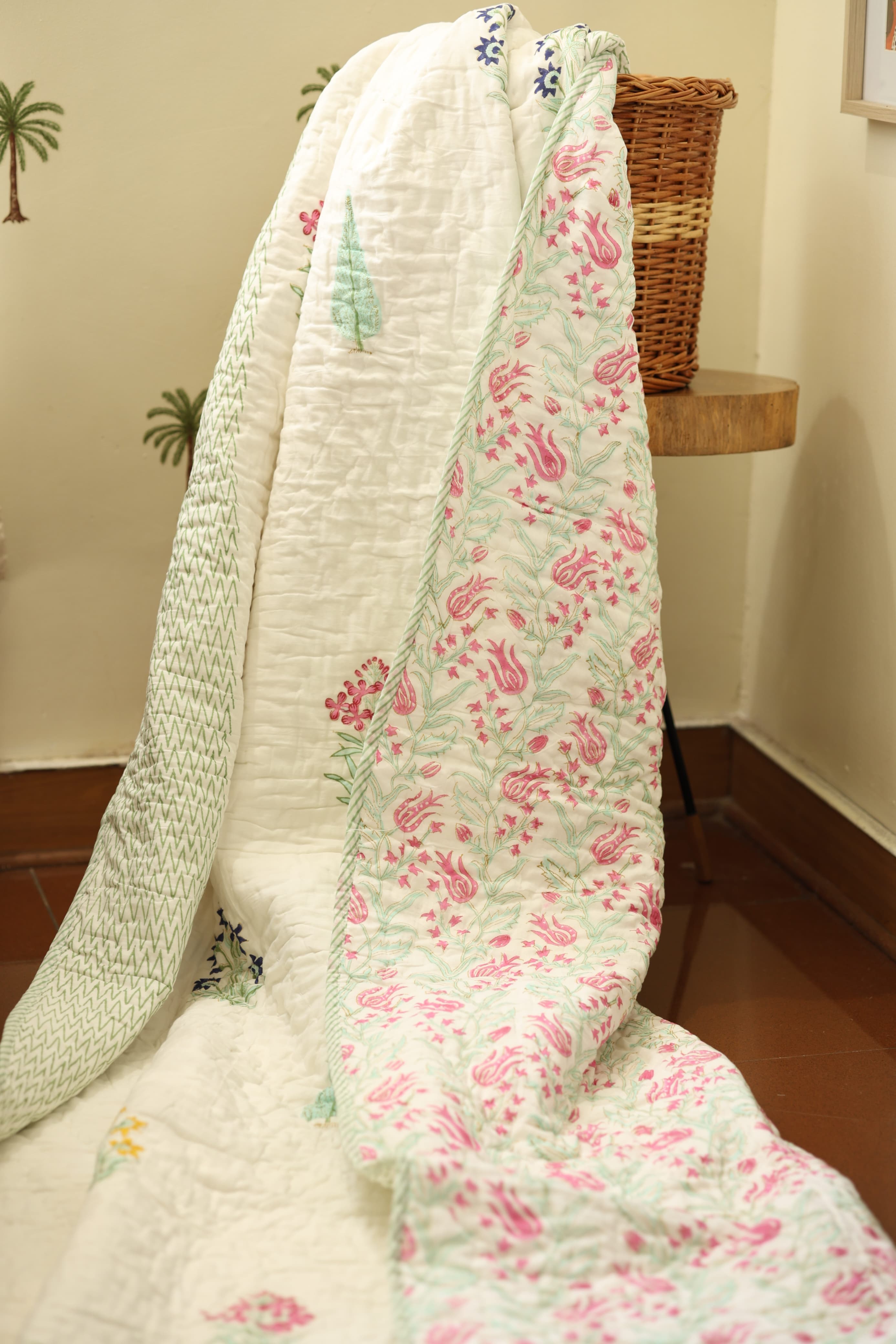 Single Quilt Handblock print