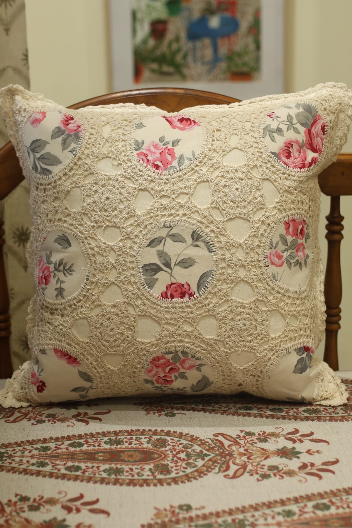 Cushion covers - crochet cushion covers