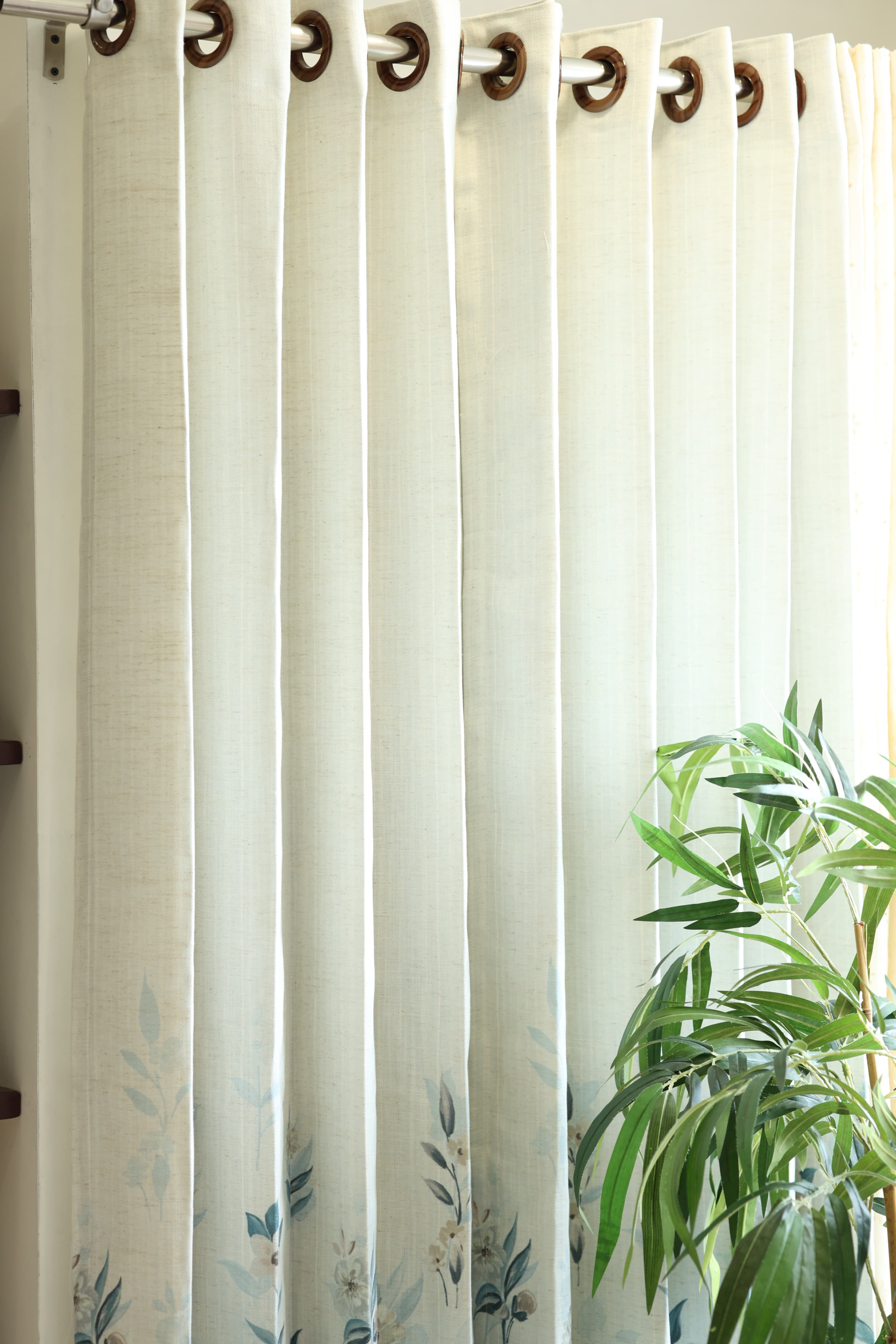 Curtains English floral printed curtains (sheer and opaque) prebooking