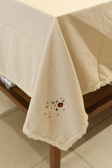 Table cloth - 6 seater hand embroidery hand embroidery