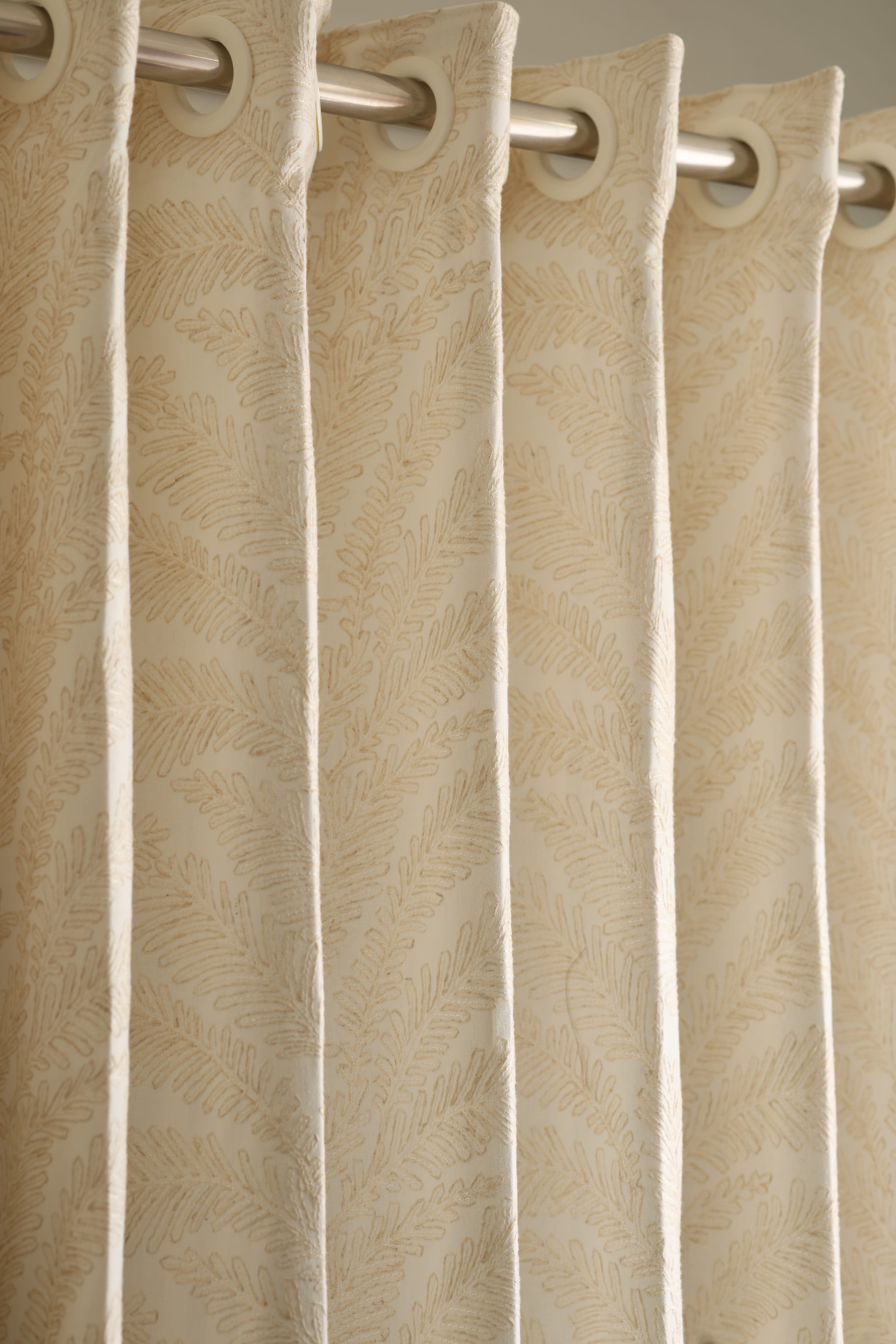 Curtains - Premium embroidery opaque curtains Naturalia Prebooking