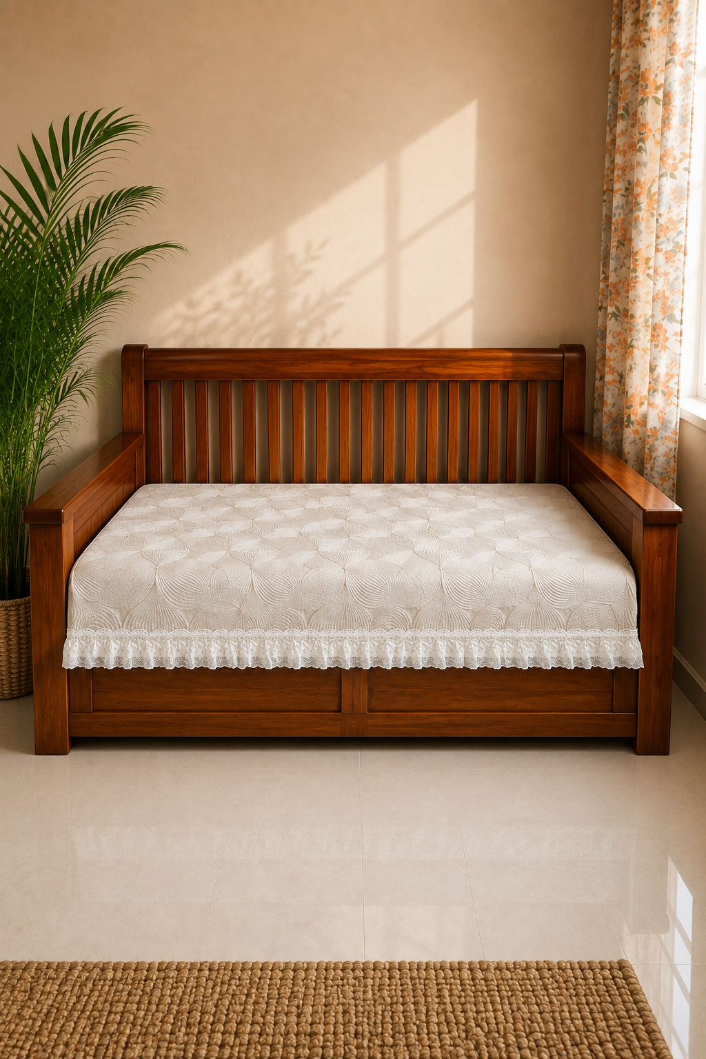 Sofa protector -  description (Colour : Beige)