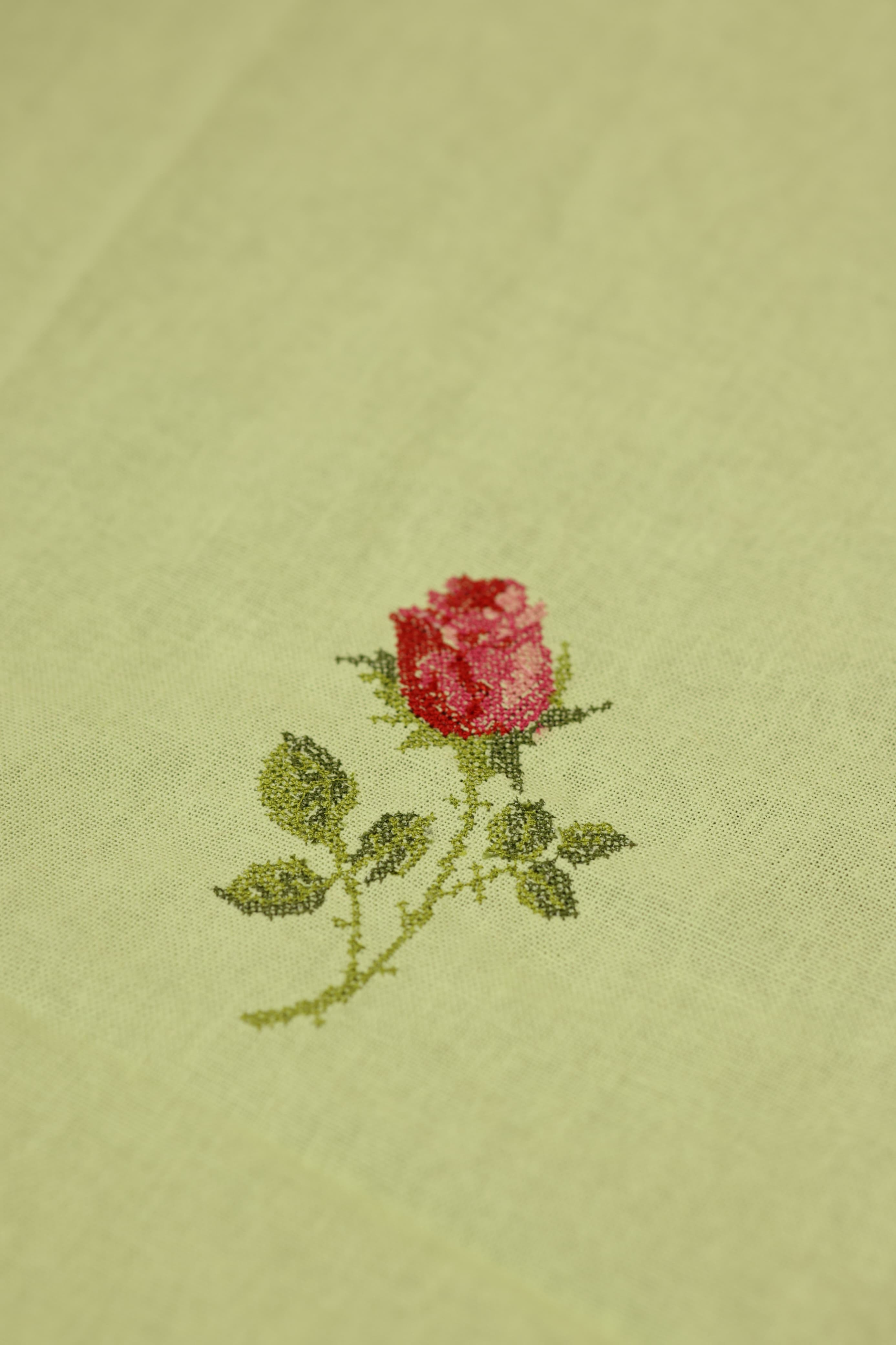 Table cloth - 6 seater cross stitch embroidery
