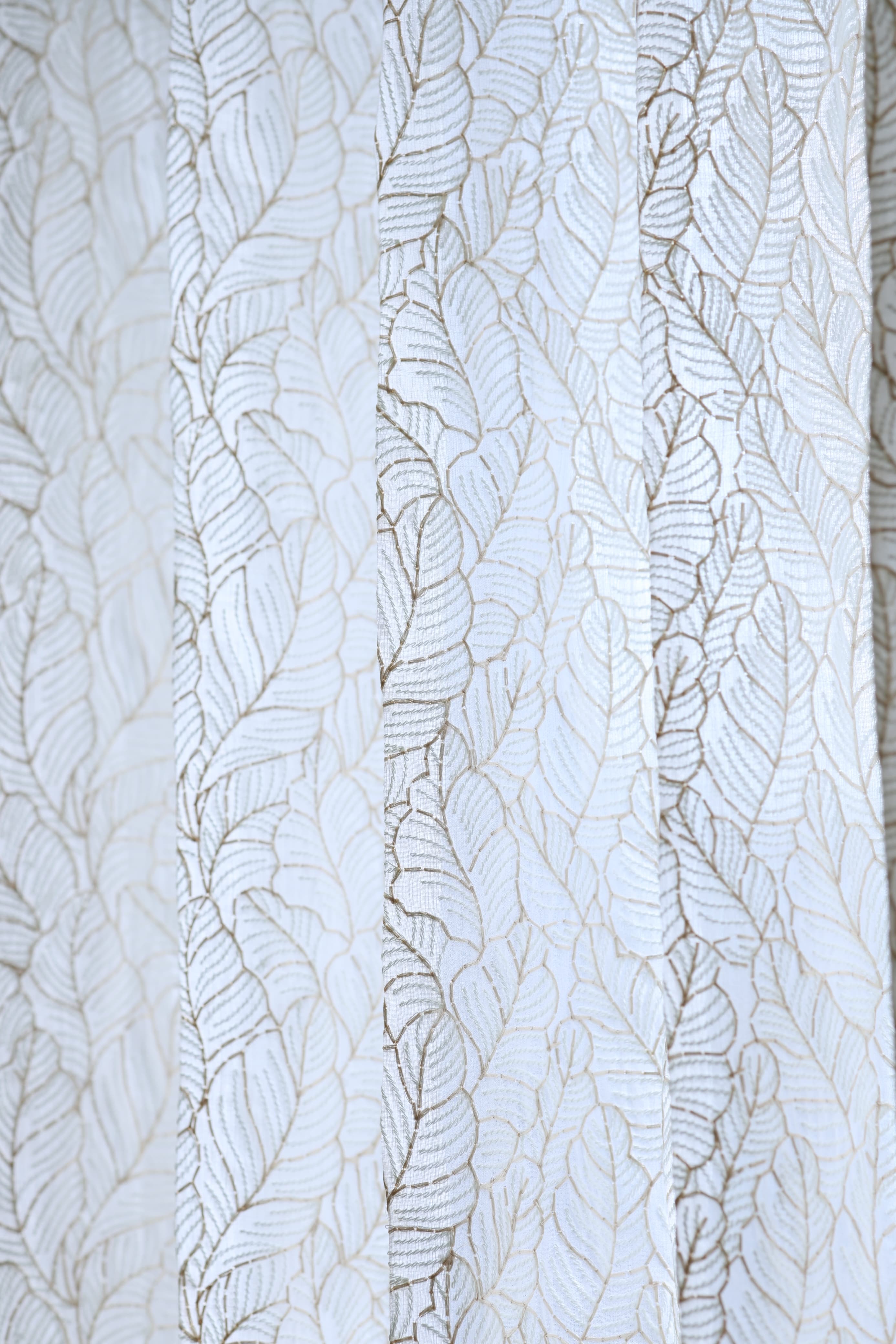 Curtains - Premium Embroidery sheer curtains cotton Zardozi
