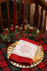 Towels : Embroidery Turkey towels Xmas edition