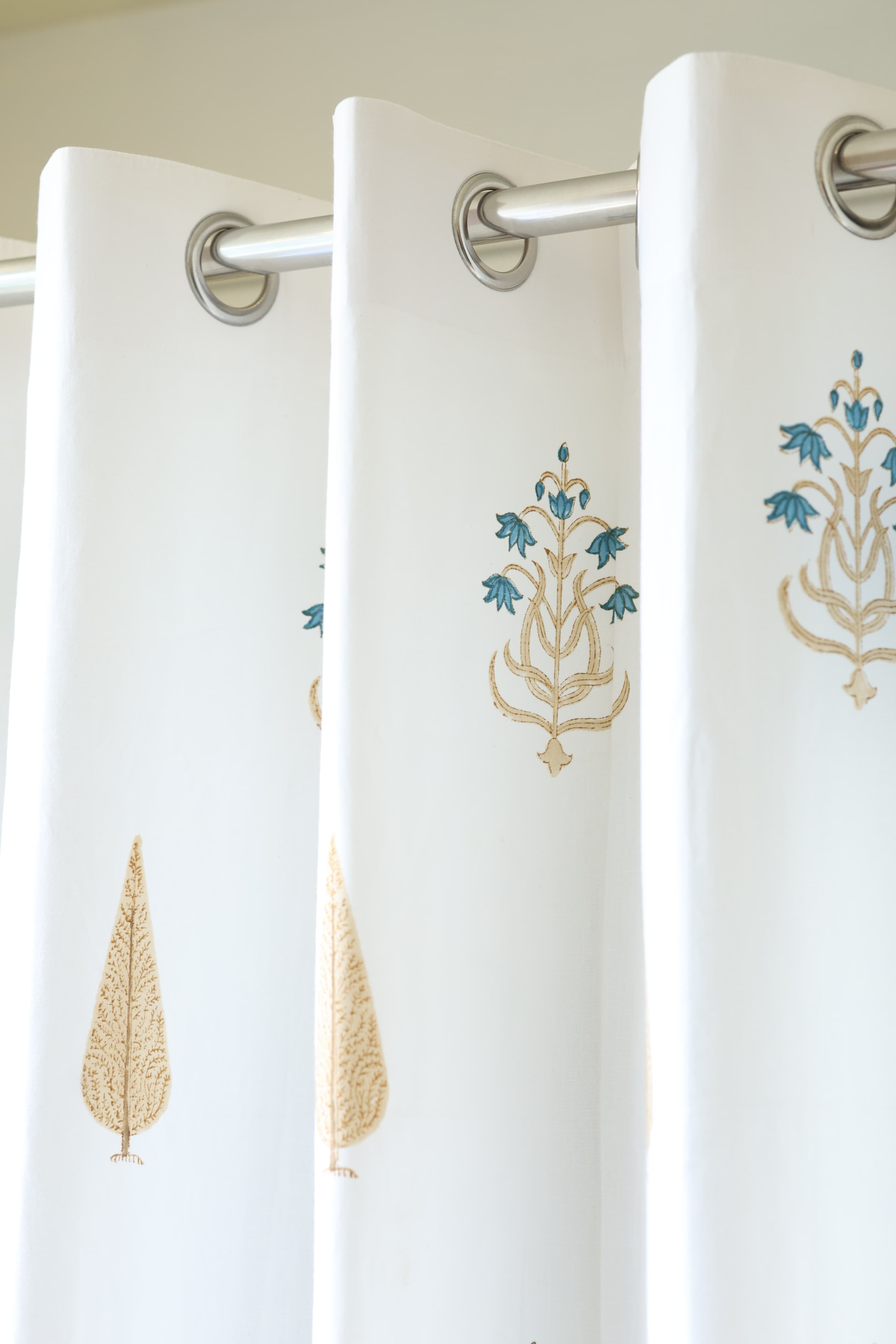 Curtains - Handblock printed curtains Diwali sale
