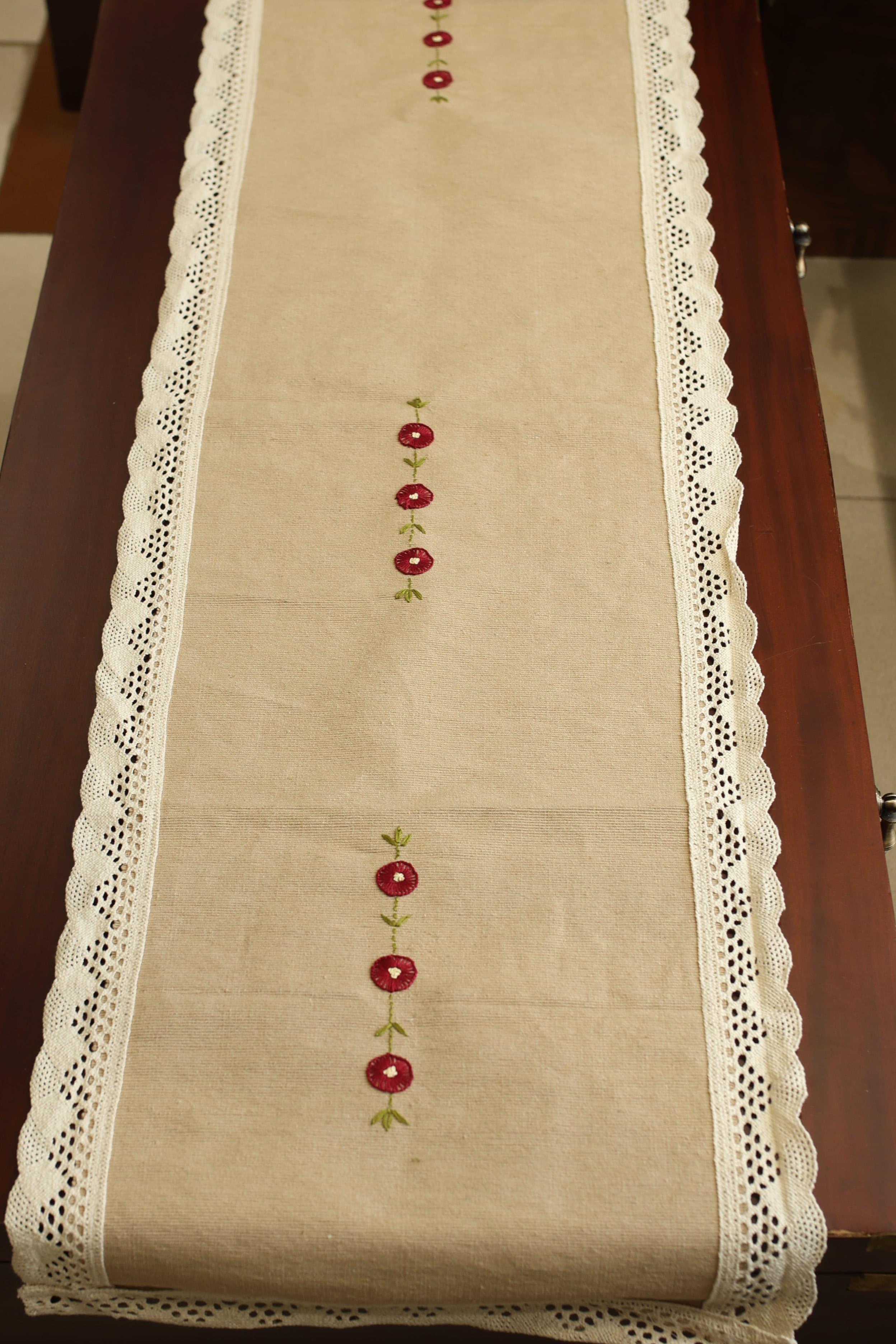 Table runners - Embroidery runner 60*13 inches