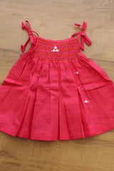 Kids smocked dress 0-3 month