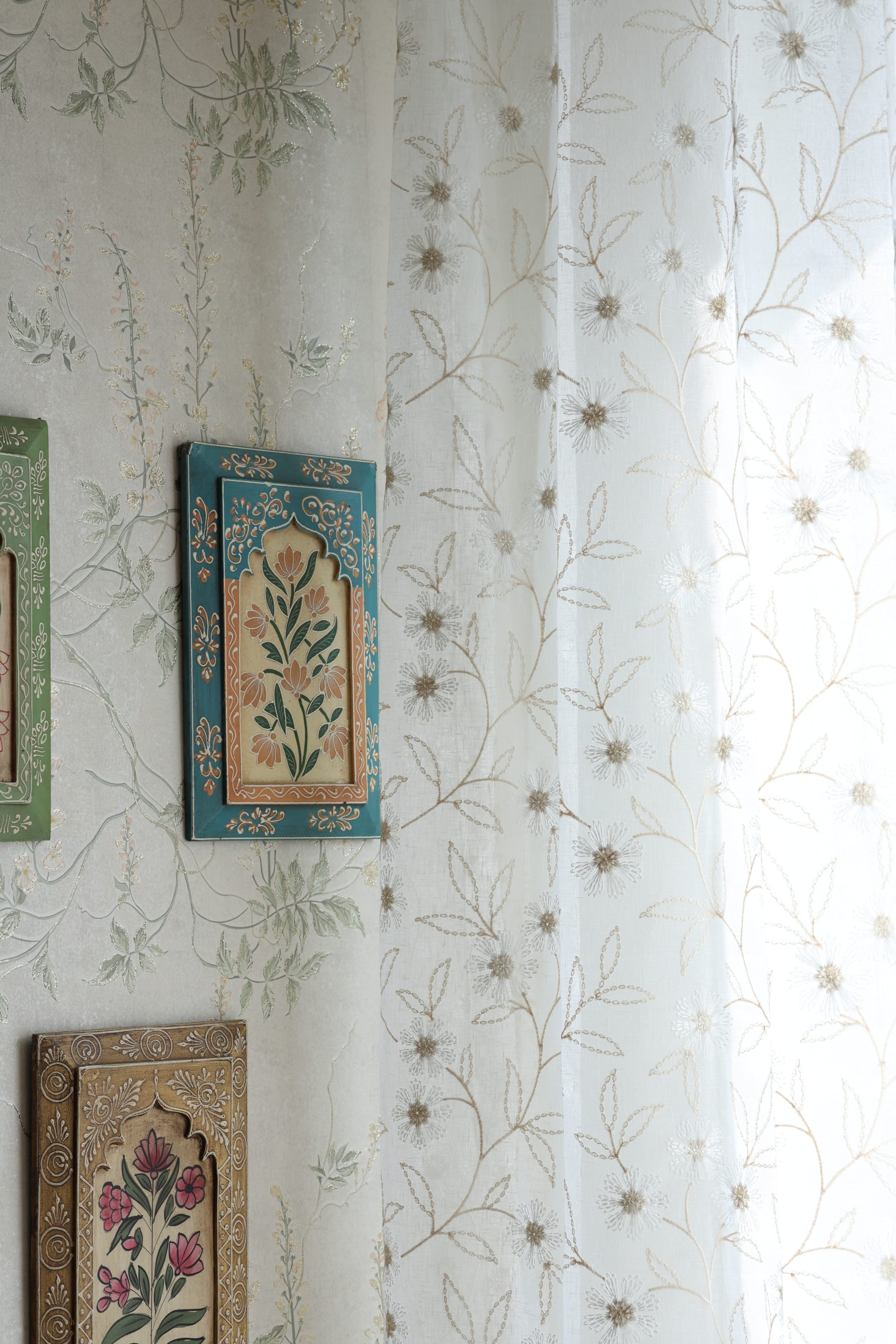 Premium Embroidery Sheer Curtain - Grace