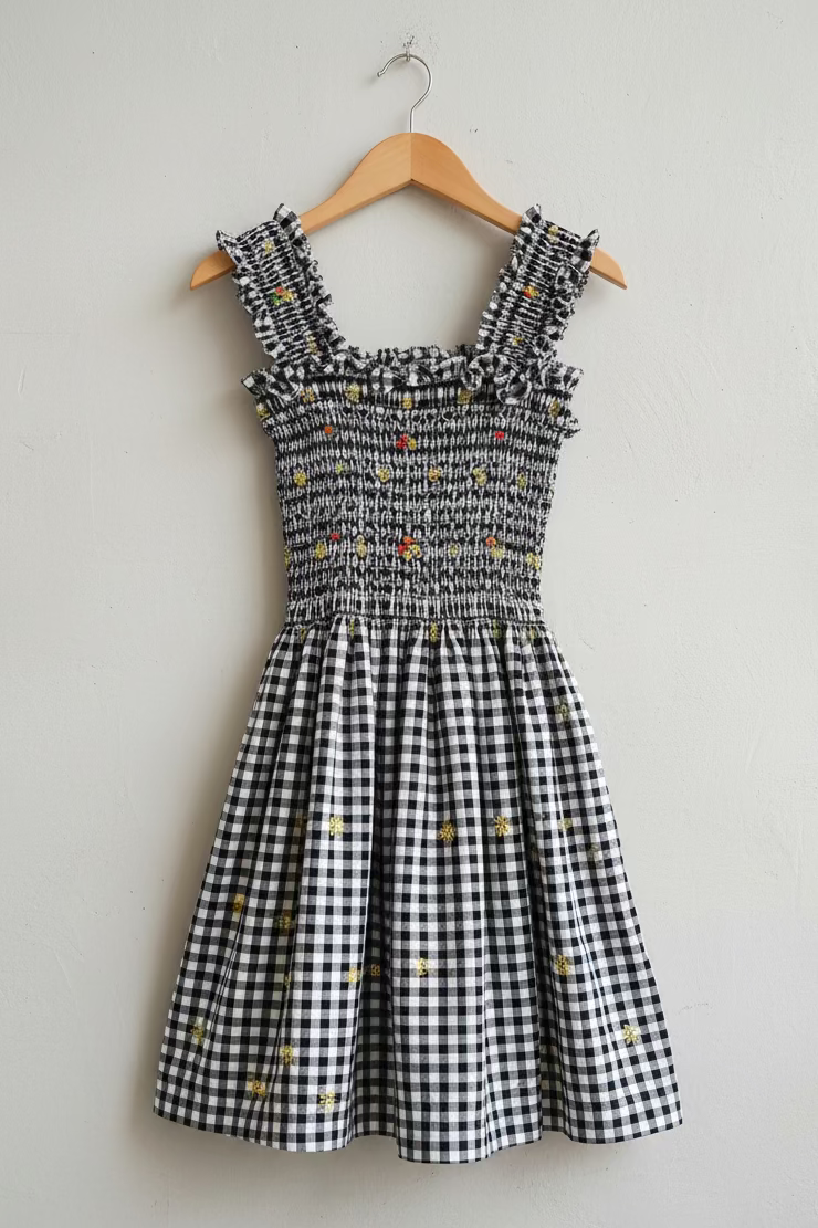 Kids smocked dress 4-5 years