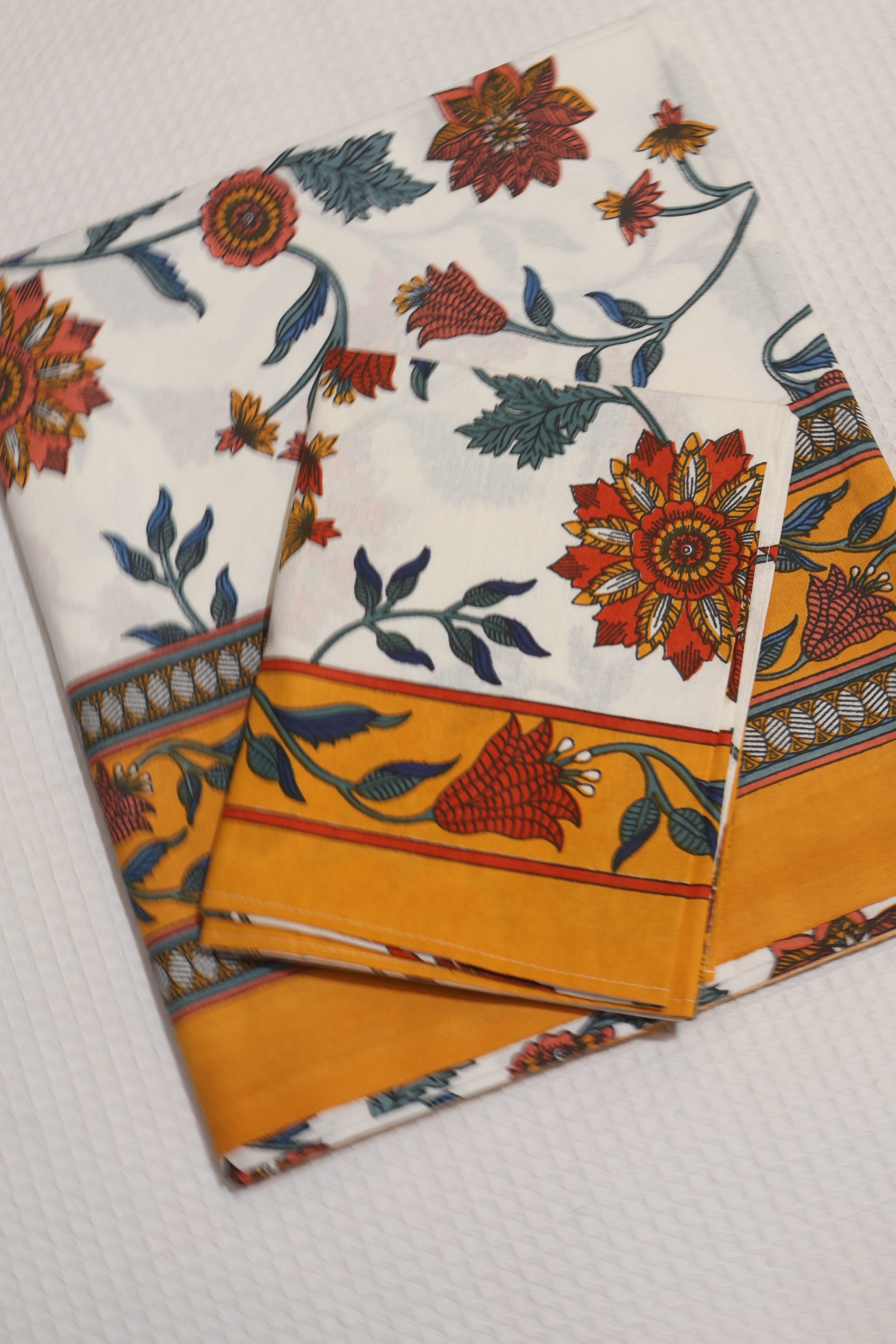 Bedsheets-Single handblock bedsheets