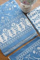 Bedsheets - King handblock veg print bedsheets