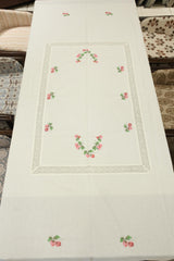 Table cloths - 6 seater cross stitch embroidery