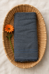 Bath towel(thorthu) 18*28 inches(charcoal)