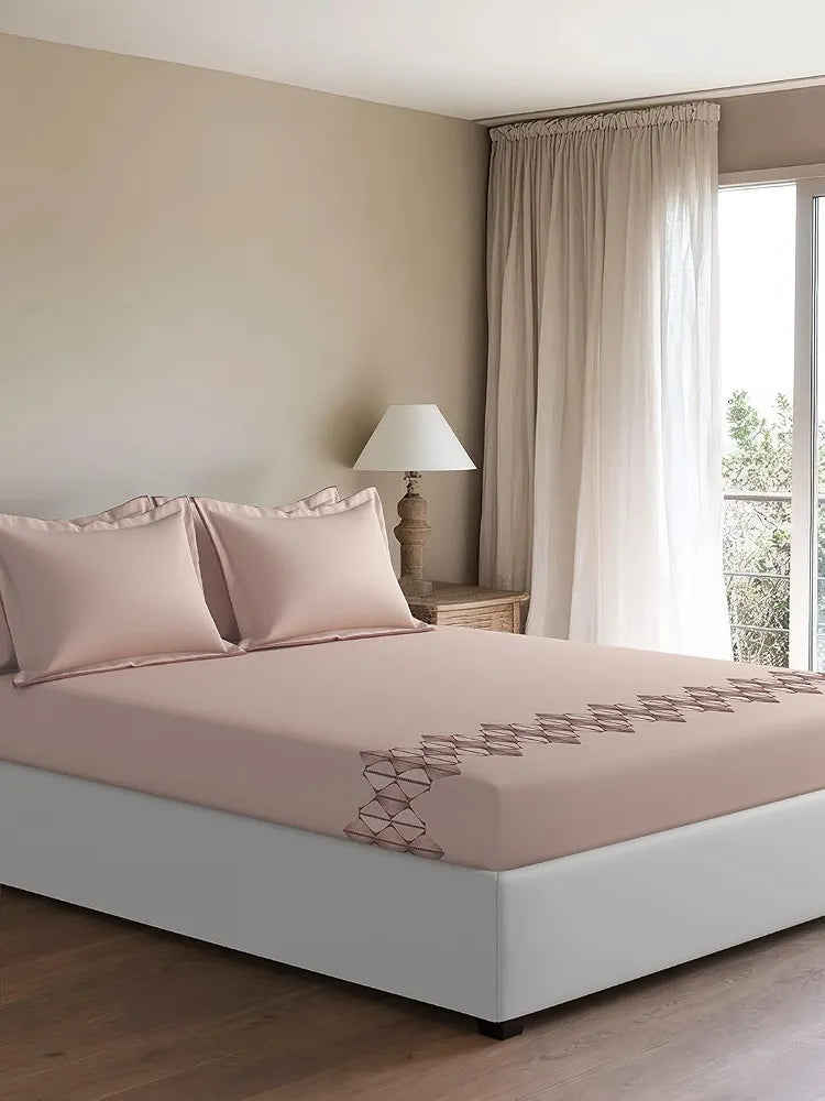 Bedsheets - King Premium machine embroidery bedsheets Sansaar : Saembro