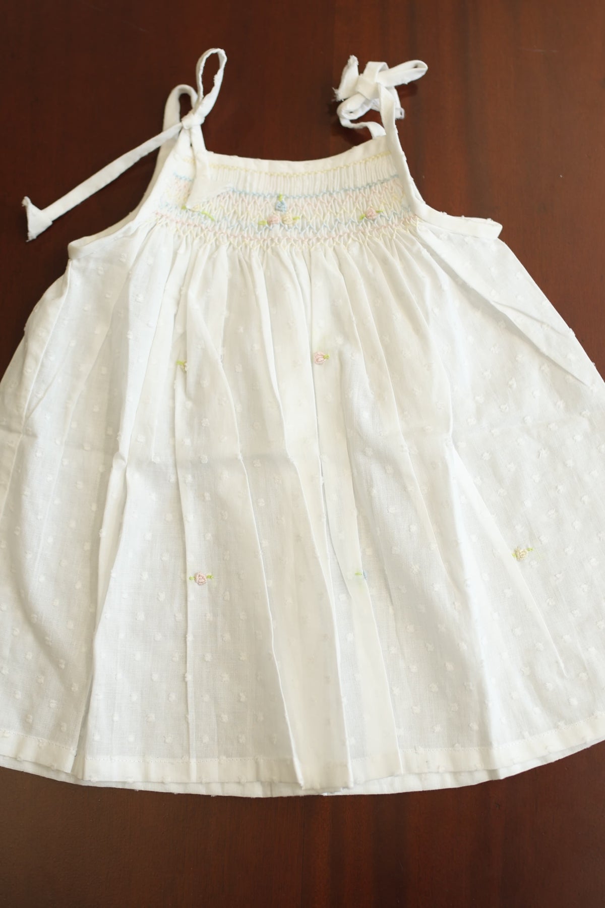 Kids smocked dress 0-3 month