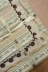 Bedsheets - Premium King soft cotton lace bedsheets majestic