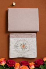 Bedsheets - Vintage King soft cotton lace bedsheets majestic