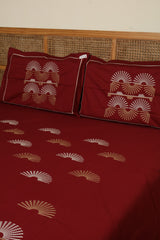 Bedsheets - King Machine embroidery bedsheets MEK