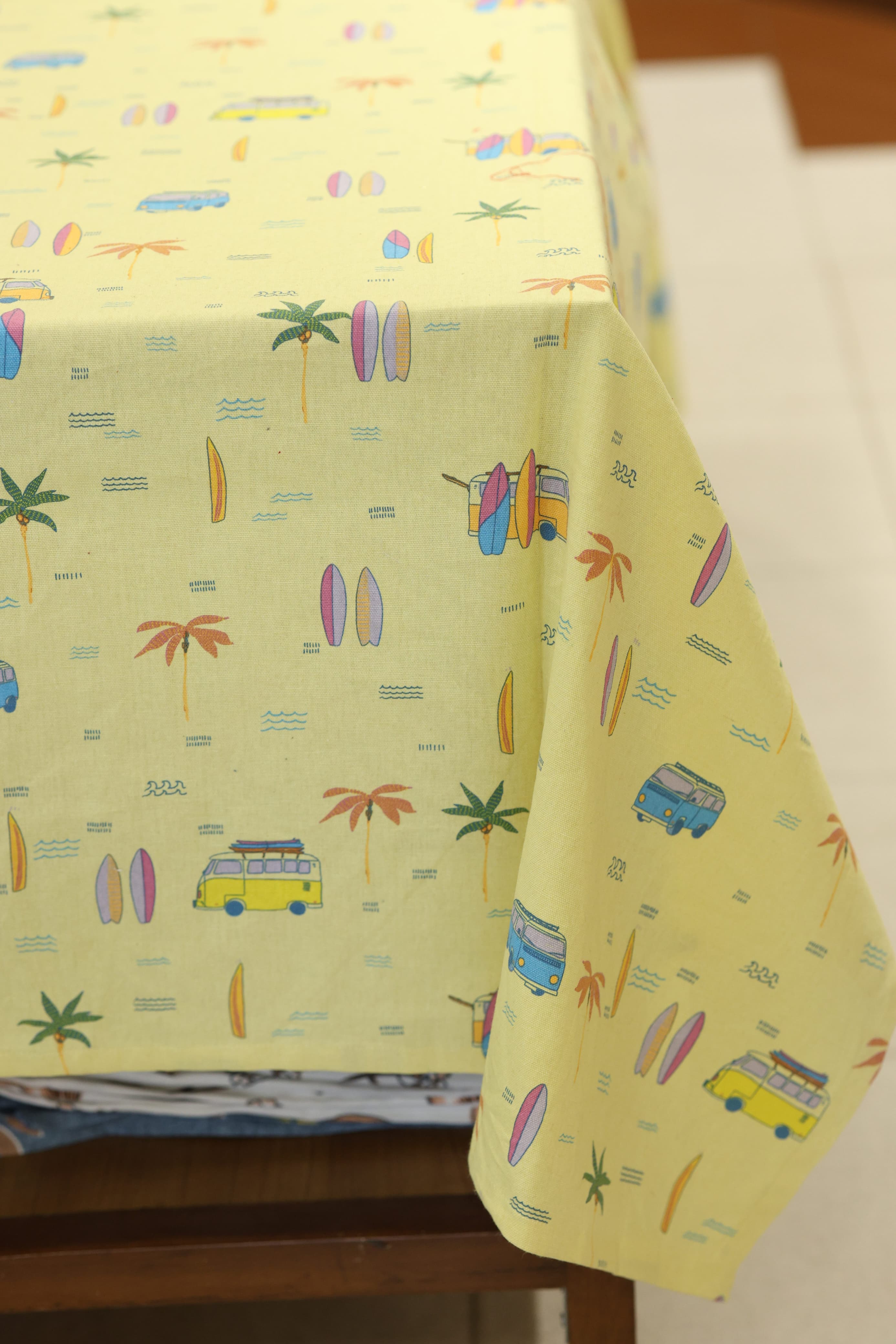 Table cloths - 8 seater Handblock printed canvas