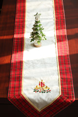 Christmas Embroidered Table Runner