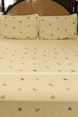 Bedsheets - King premium machine embroidery bedsheets