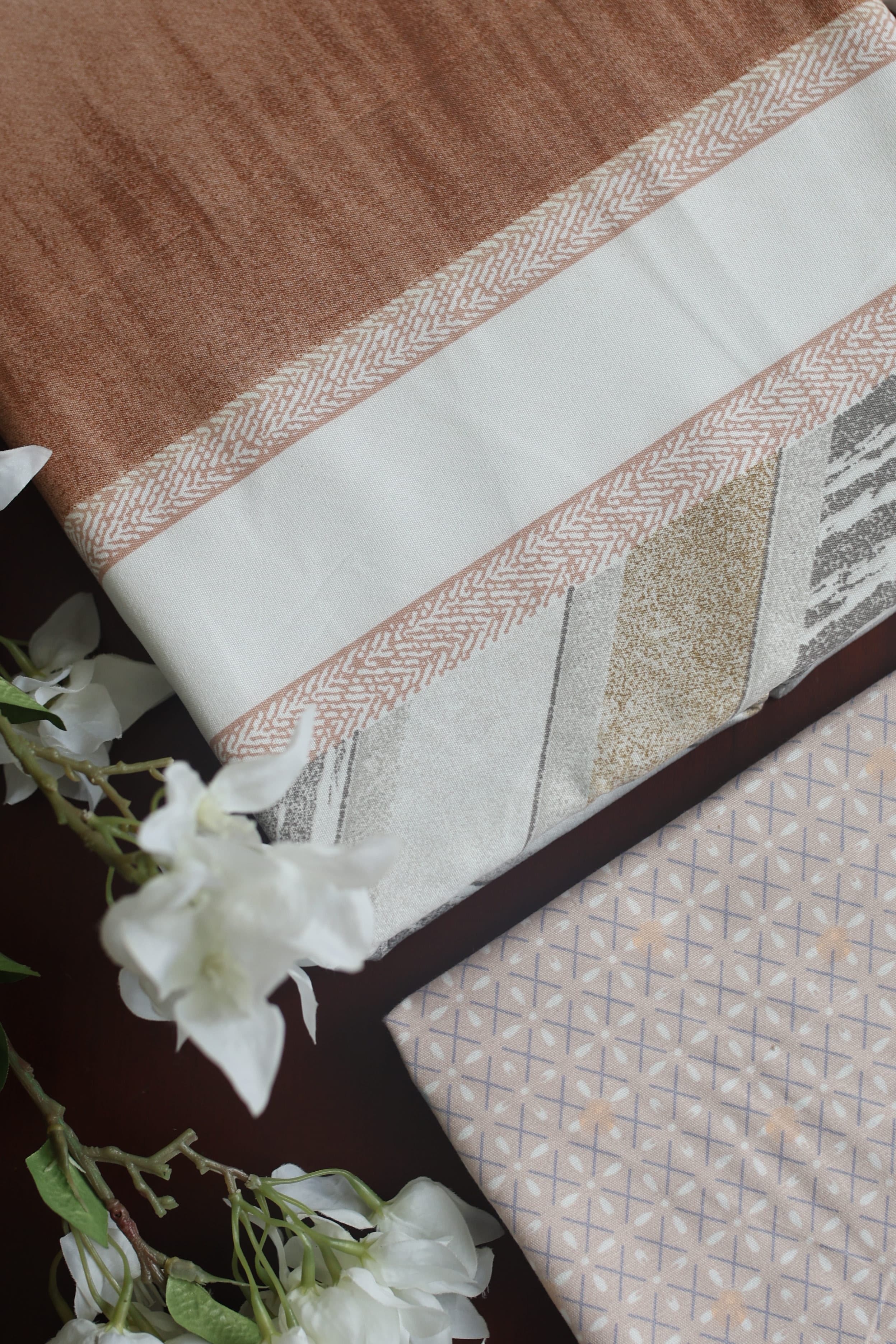Bedsheets - Queen Soft cotton floral bedsheets (buzz)