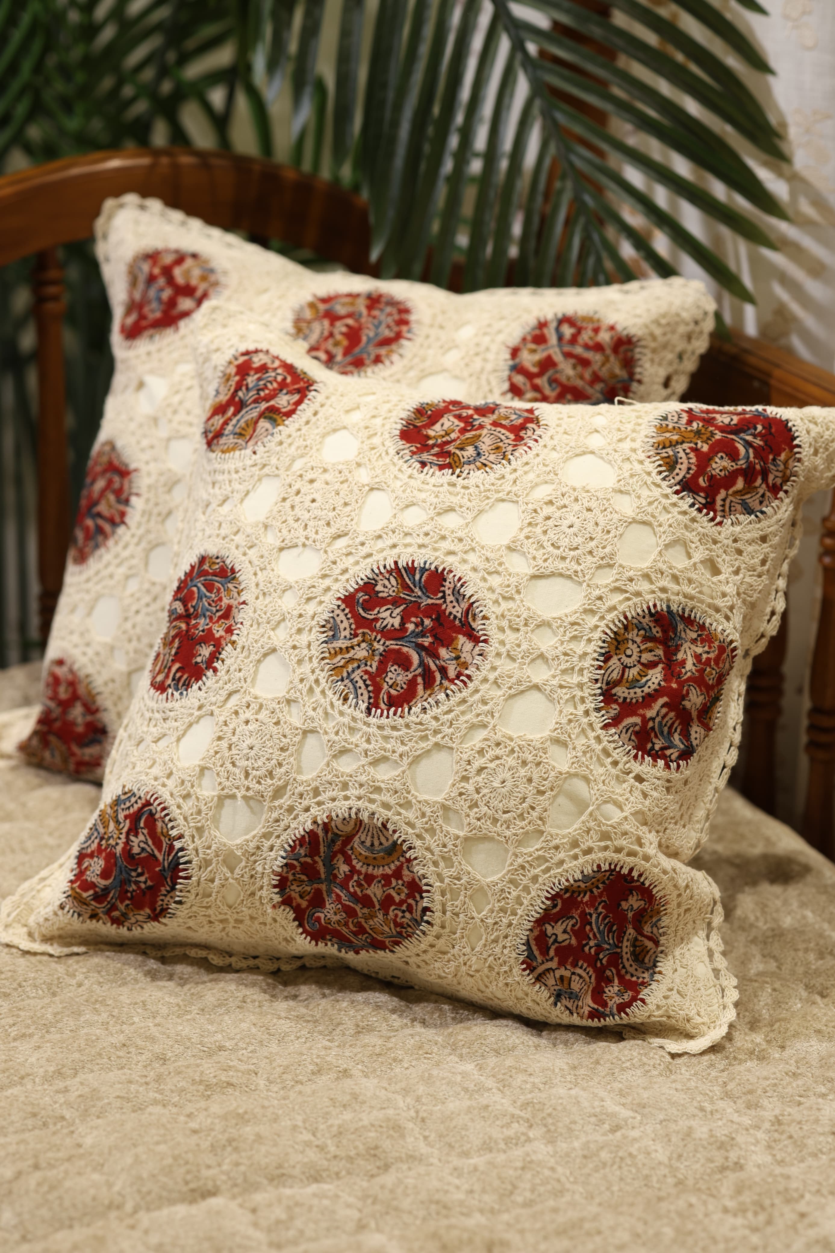 Cushion covers - crochet cushion covers Size :16*16 inches