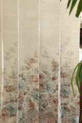 Curtains English floral printed curtains (sheer and opaque) prebooking