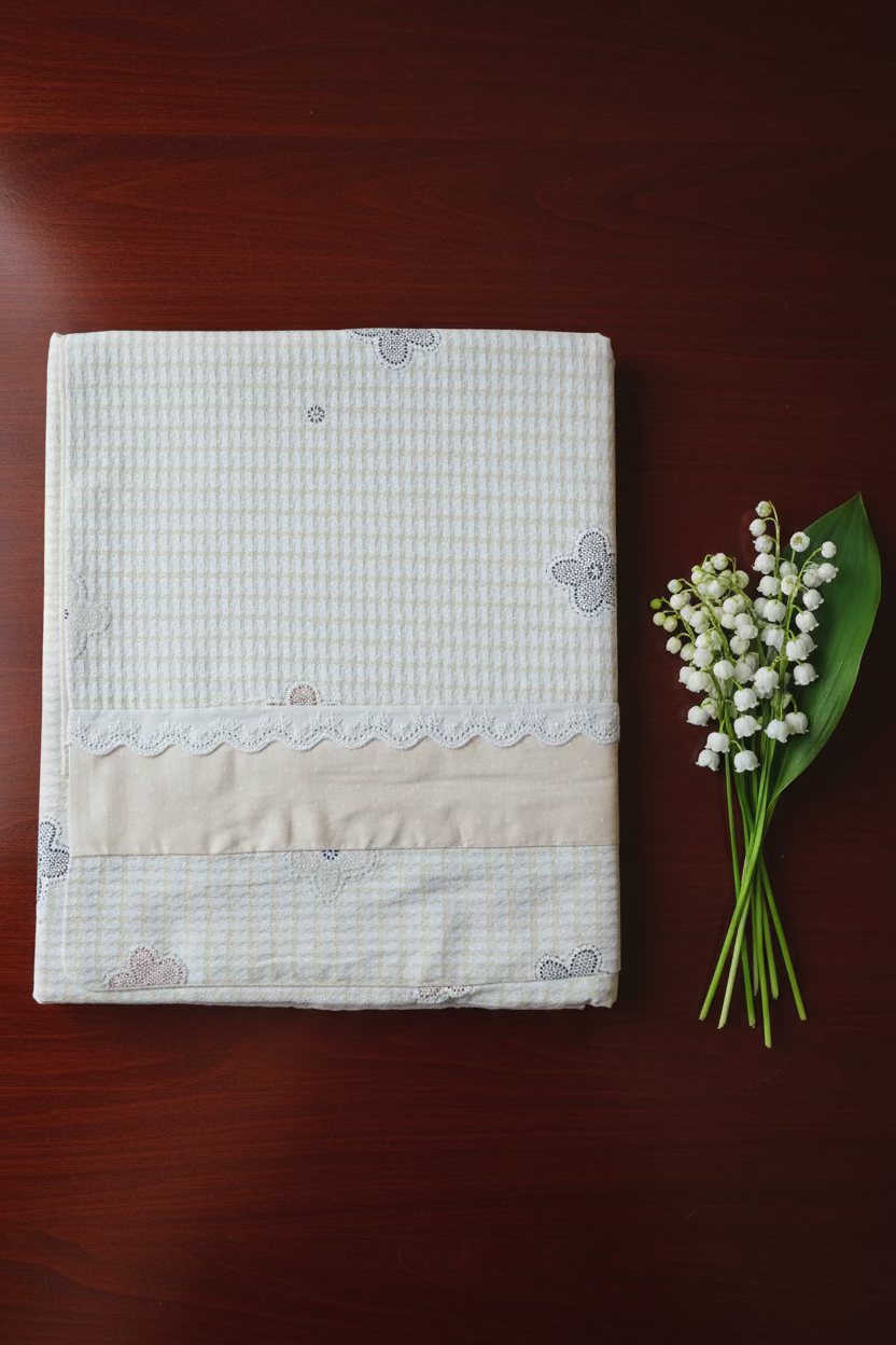 Bedsheets - Premium King cotton lace bedsheets majestic