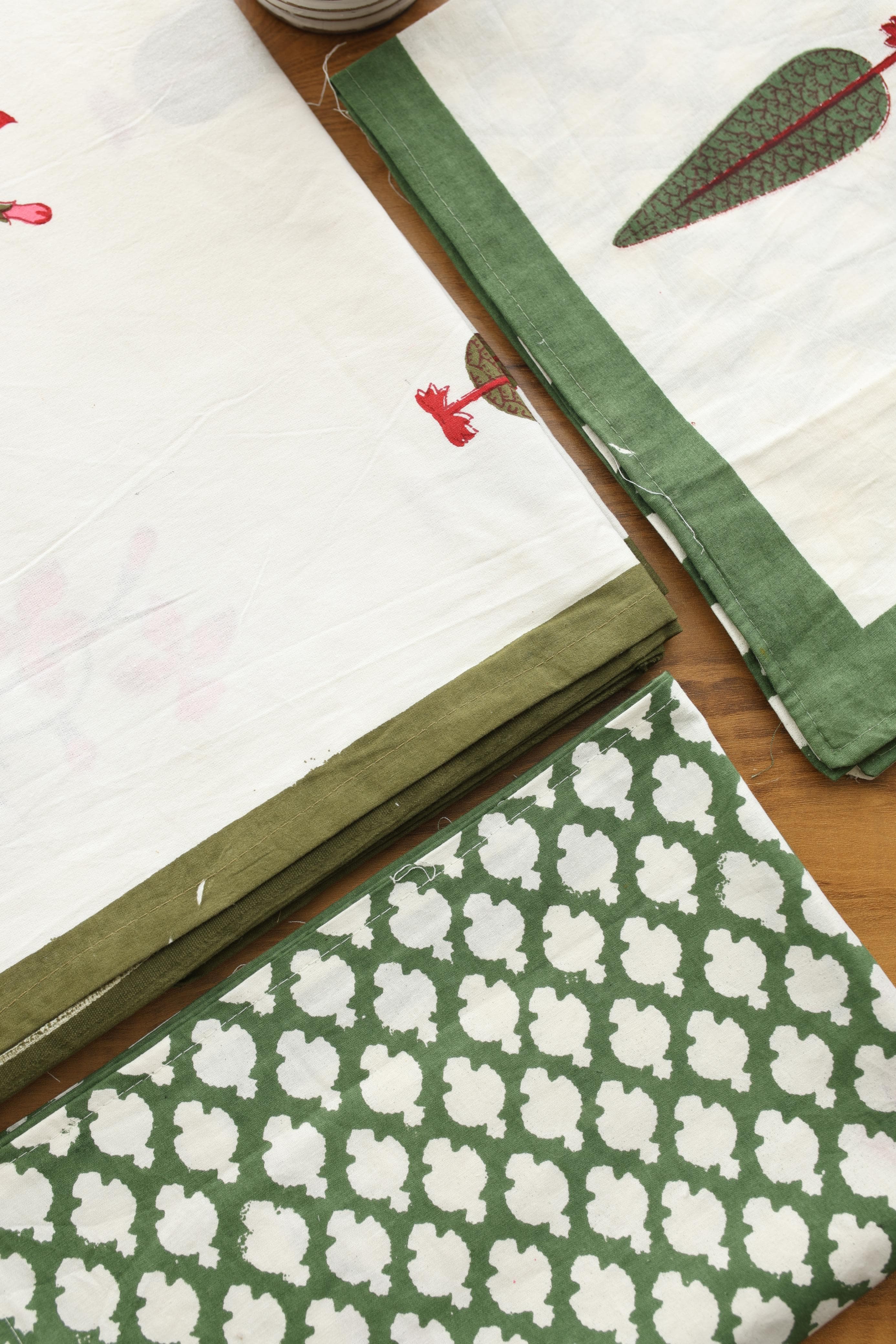 Bedsheets - Handblock queen rajwada print bedsheets