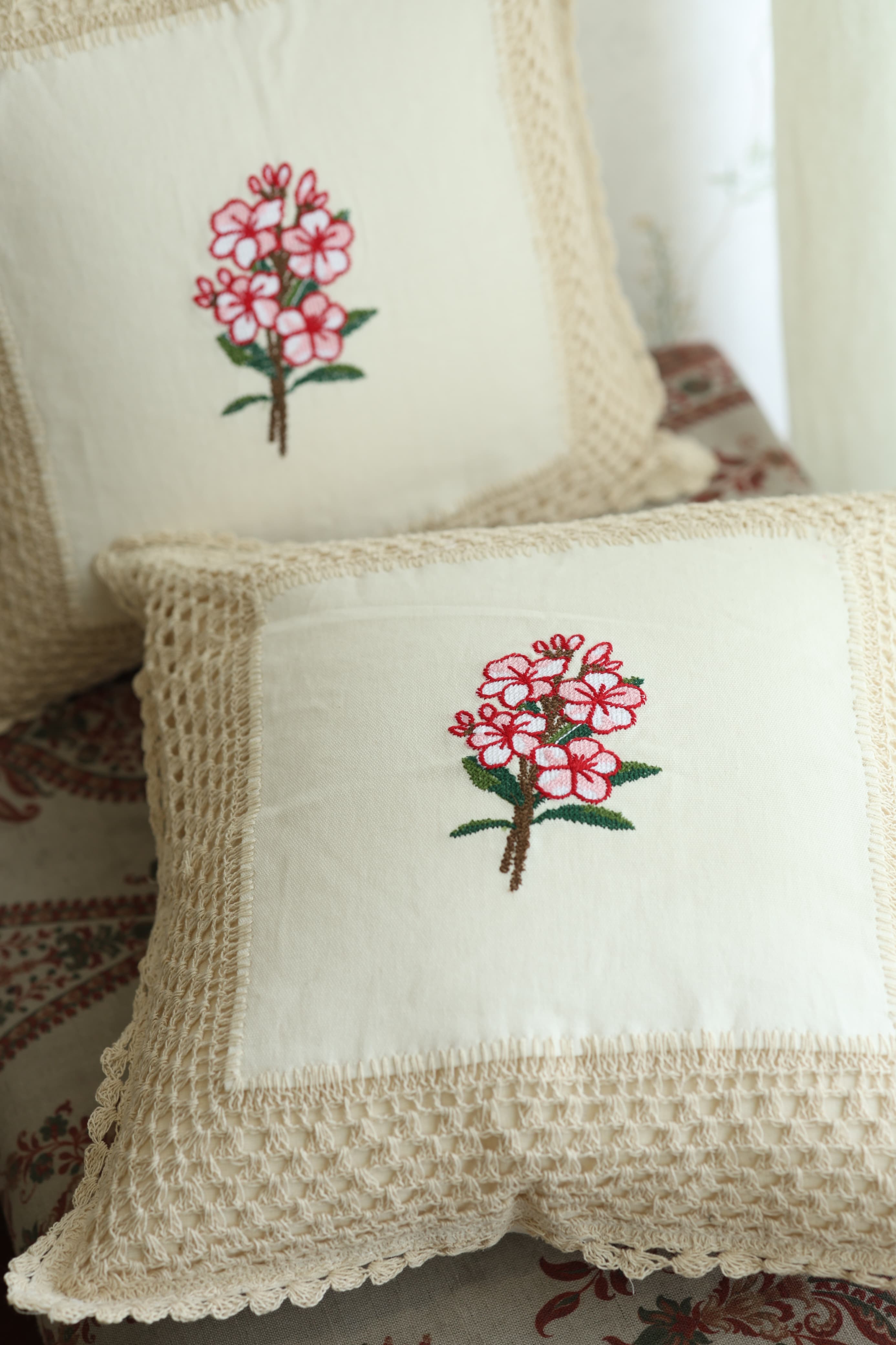 Cushion covers - crochet cushion covers