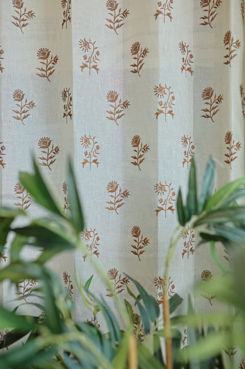 Curtains -Premium embroidered sheer curtain