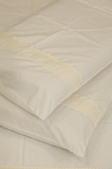 Premium Soft Cotton Lace Bedsheet Set – King Size