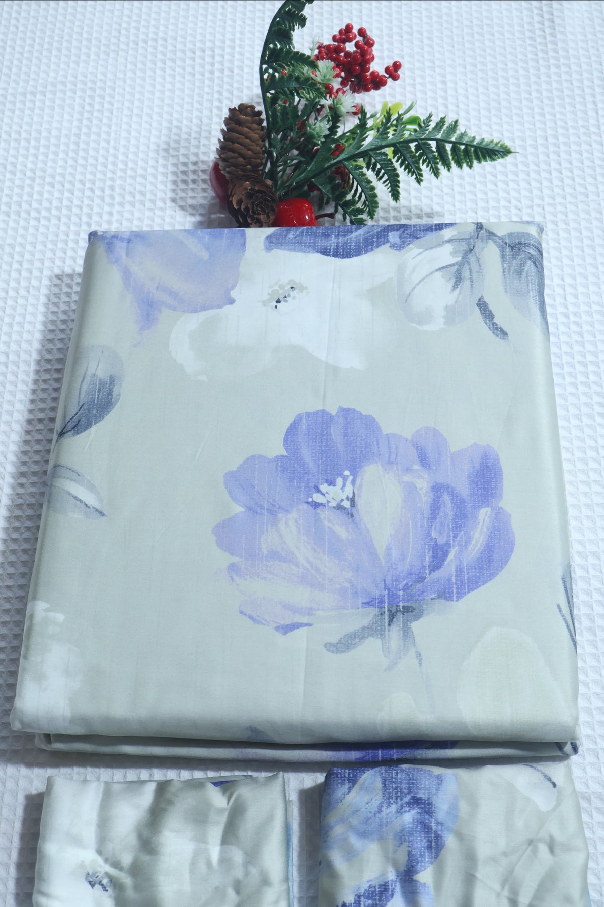 Bedsheets- Premium king floral cotton bedsheets