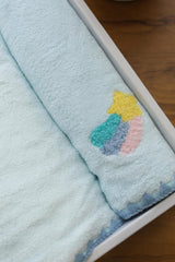 Premium embroidery towel set - set of 2