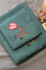 Bedsheets - Single Cross stitch embroidery bedsheets