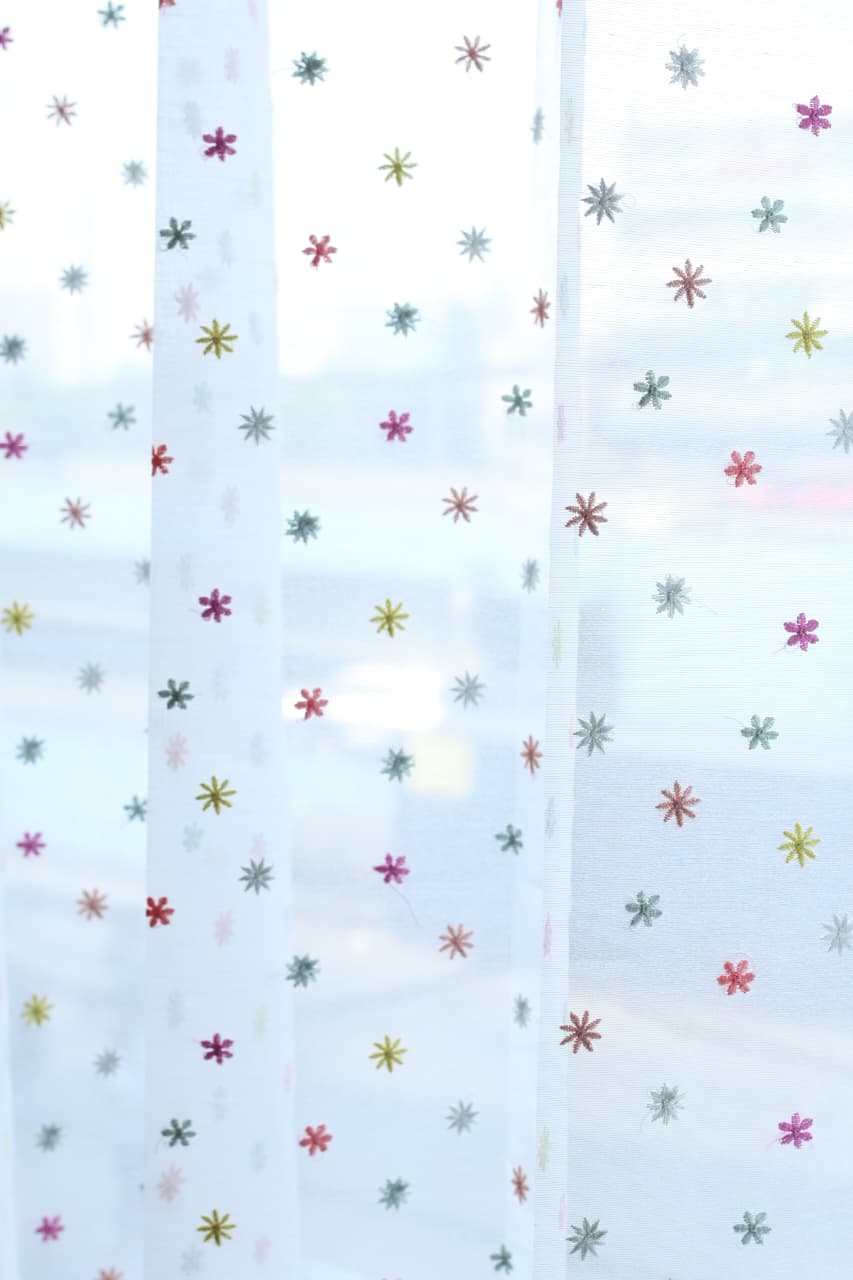 Curtains - Premium embroidery sheer curtains - Kids collection prebooking