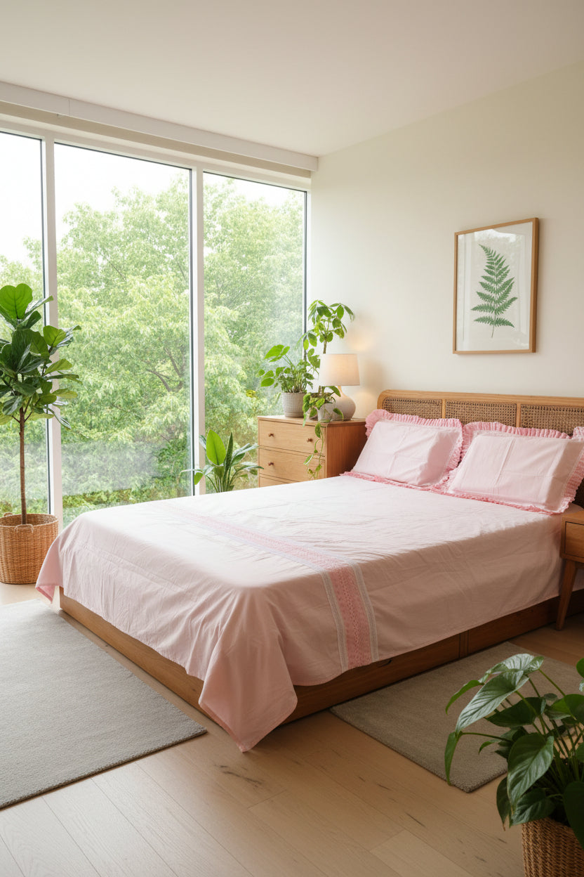 Bedsheets - Premium designer king bedsheets dd lace