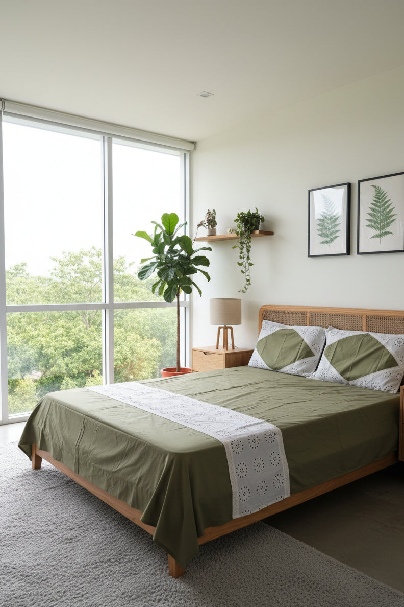 Bedsheets - Premium designer king bedsheets dd lace