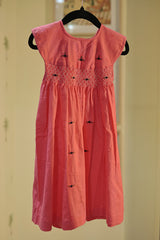 Xmas kids smocked dress 2-3 year xmas