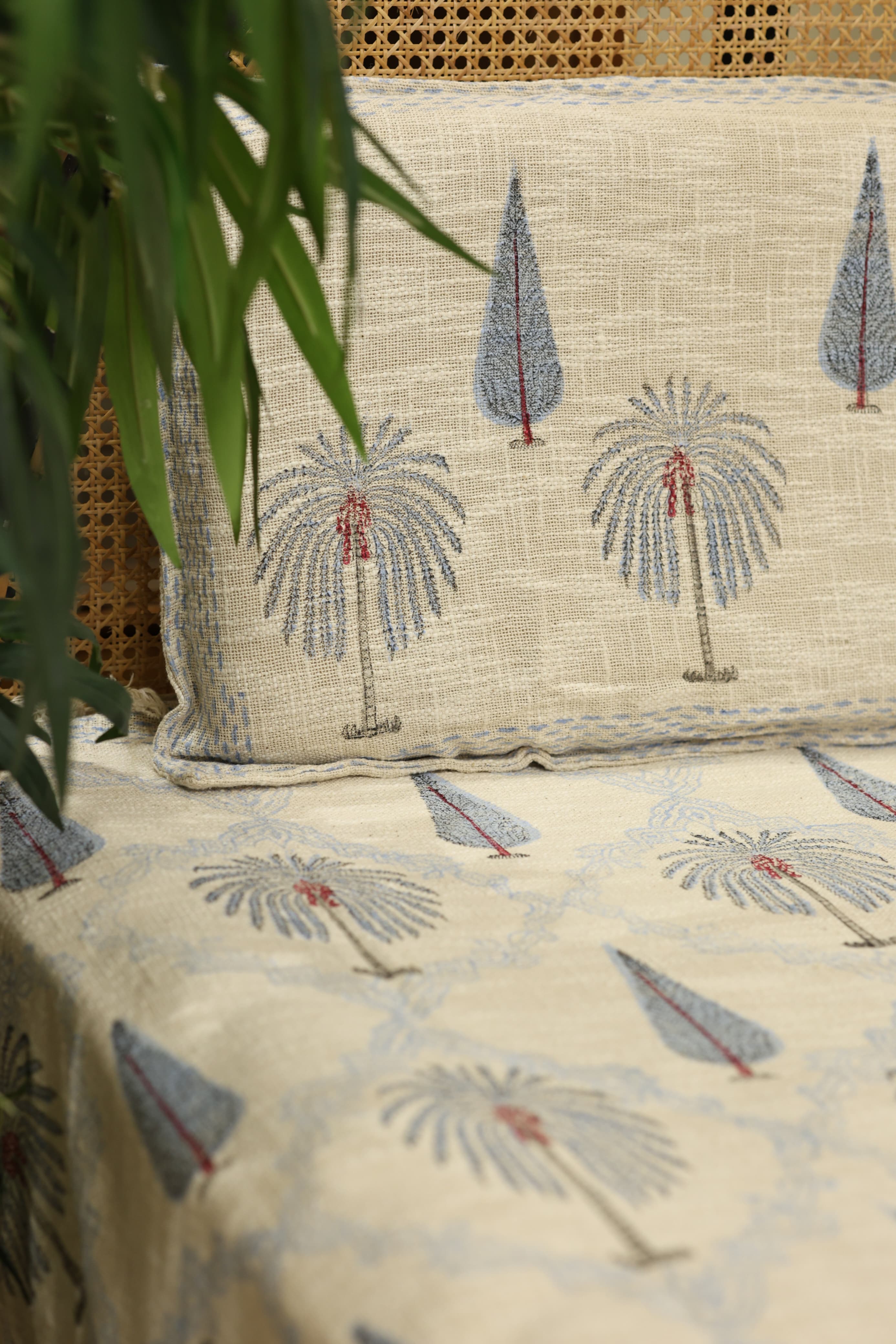 Spread : Handblock Jute Bedspread
