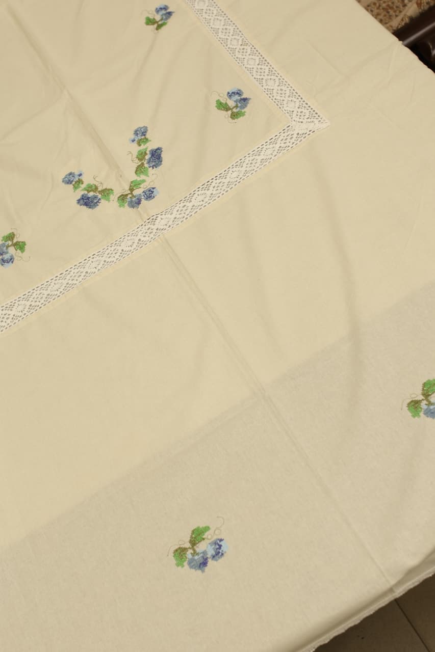 Table cloths - 8 seater cross stitch embroidered