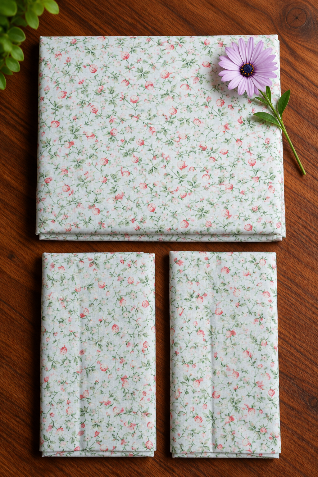 Bedsheets - King soft cotton floral bedsheets Vintana