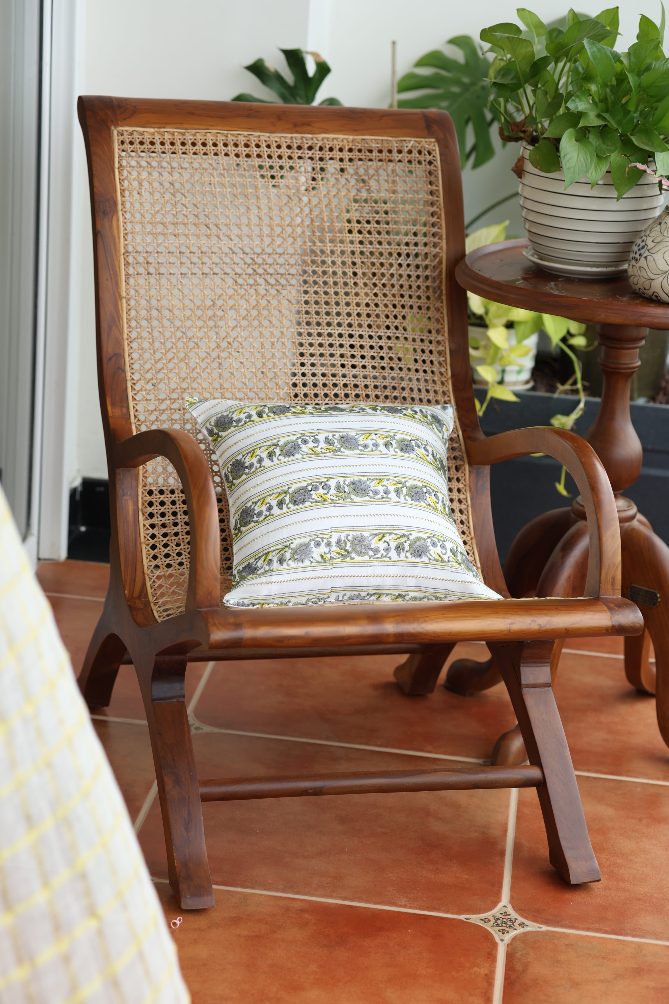 Onam Handblock Cushion Covers - 16*16 inches