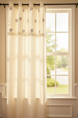 Curtains-Embroiderd Designer opaque curtains Clearance Sale