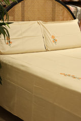 Bedsheets - King Premium Machine embroidery bedsheets MEK