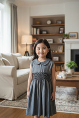 Kids smocked dress 3-4years