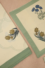 Bedsheets - Handblock print queen bedsheets Diwali sale
