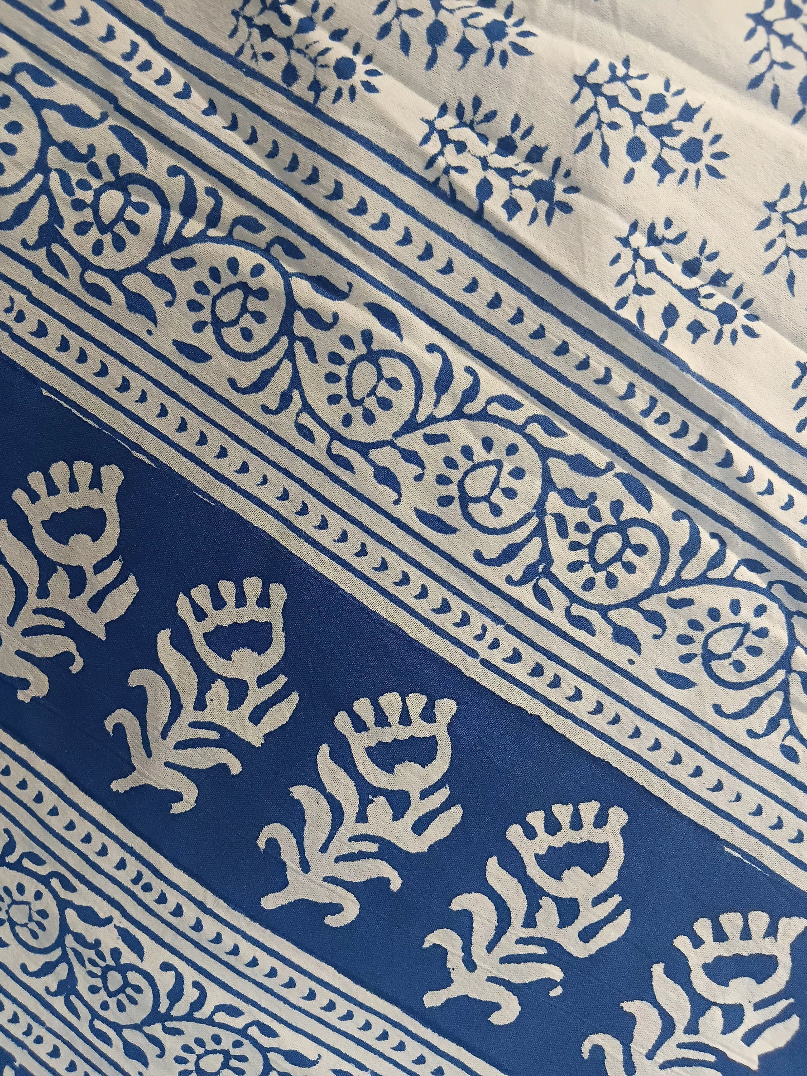 Bedsheets -  Super King Handblock cotton bedsheets